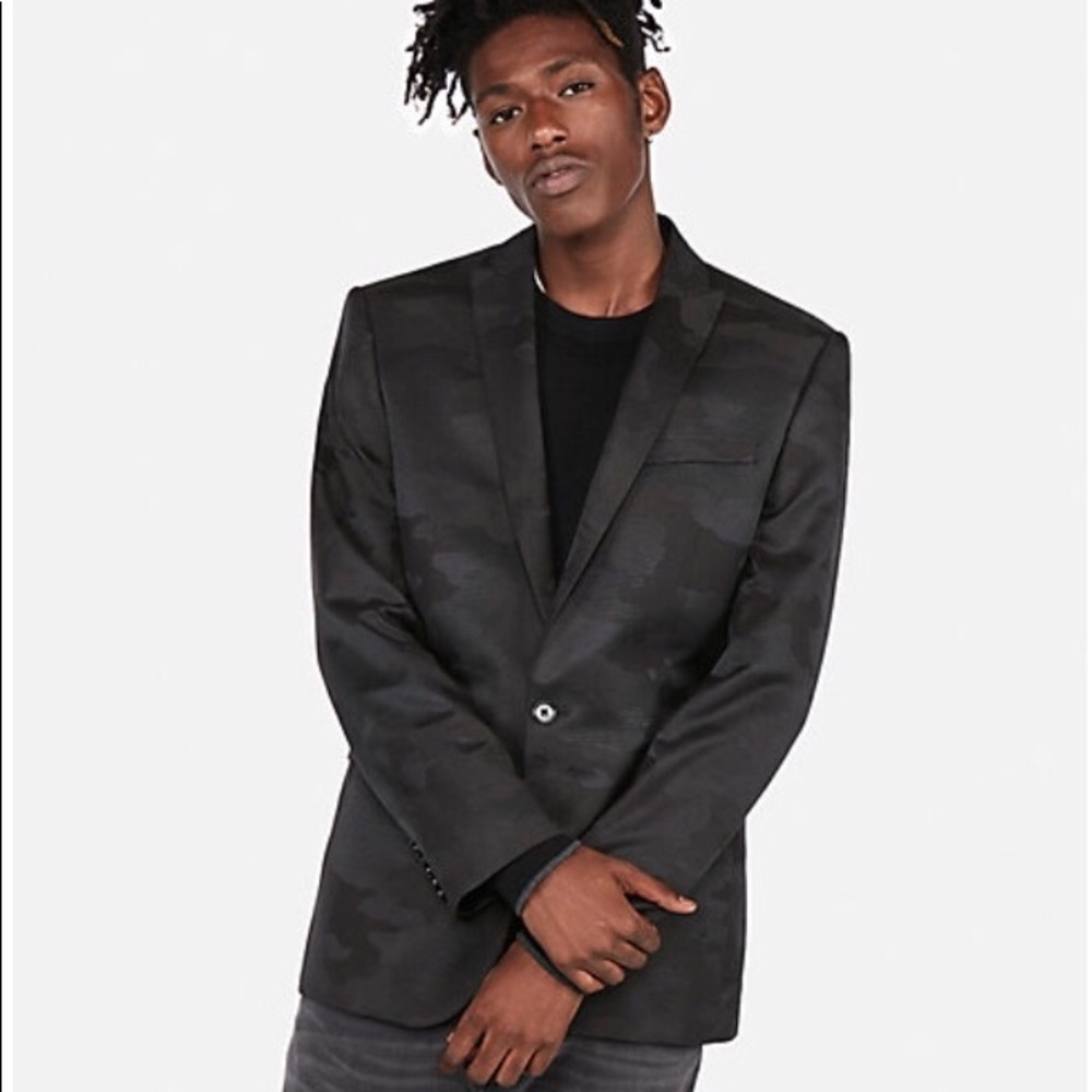 EXPRESS Camo Print Slim Tux